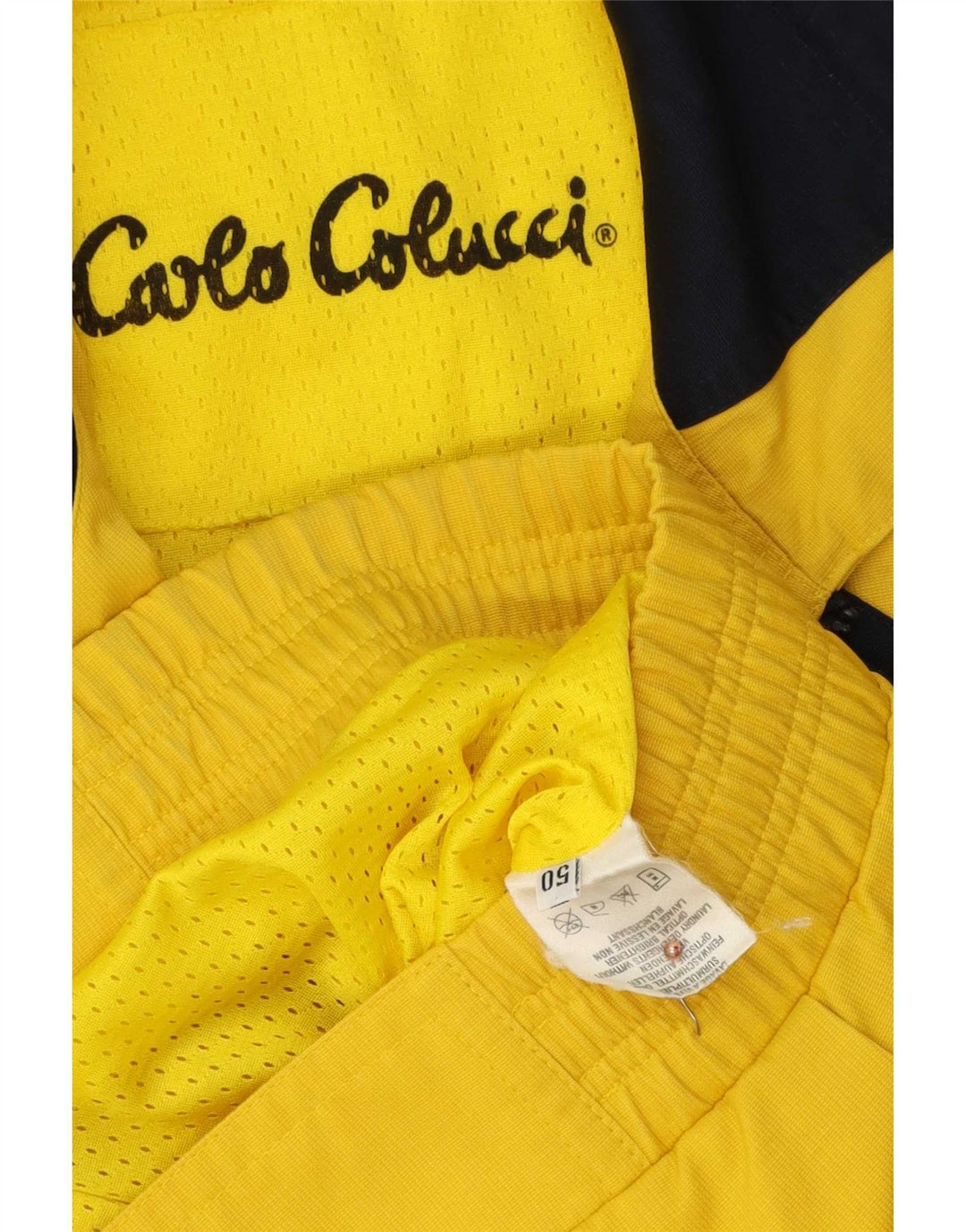 Carlo Colucci Herre Utility Jacket IT 50 Stor Gul Bomuld