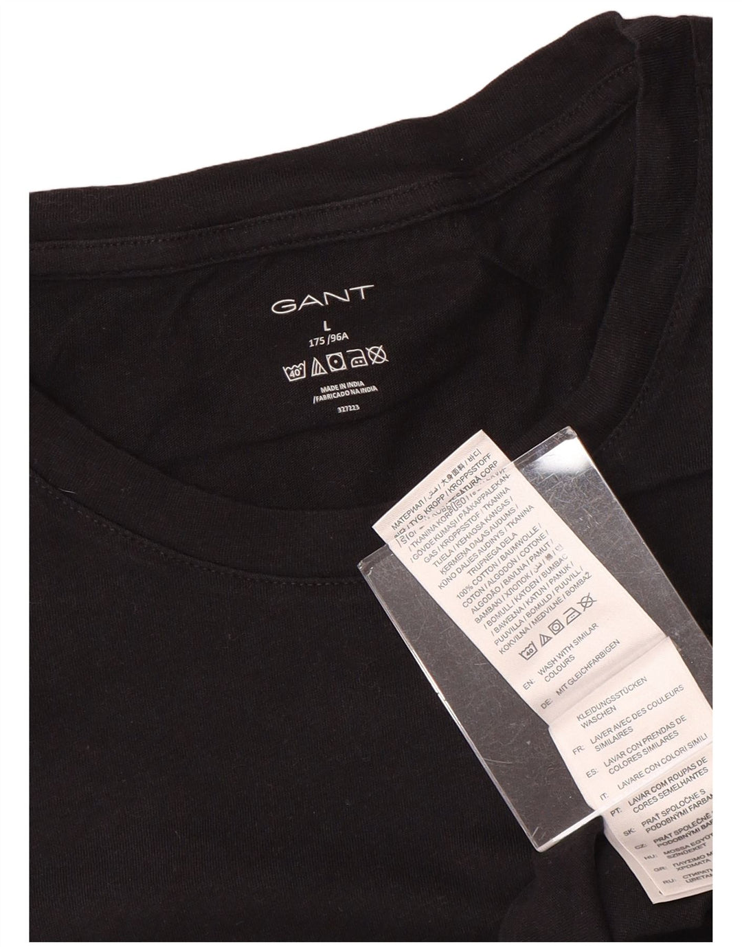 GANT Herre T-Shirt Top Stor Sort Bomuld