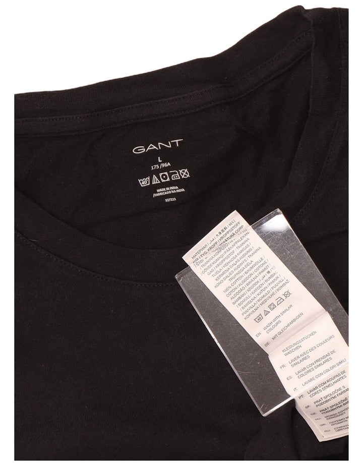 GANT Herre T-Shirt Top Stor Sort Bomuld
