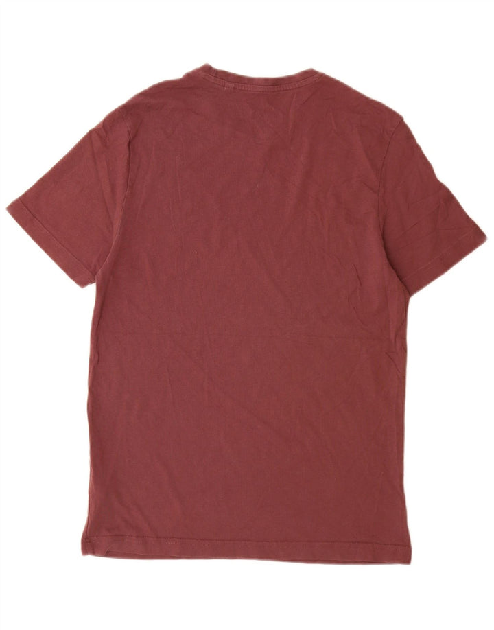 Penguin Herre grafisk T-shirt Top Lille Bourgogne bomuld