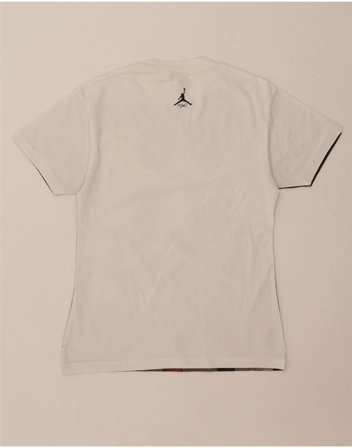 Jordan Herre Michael Jordan Grafisk T-Shirt Top Lille Hvid