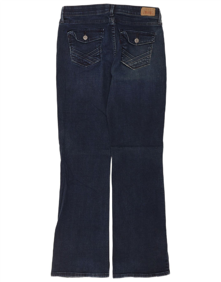 Levi's Dame 525 Bootcut Jeans US 12 Large W30 L31 Marineblå Bomuld