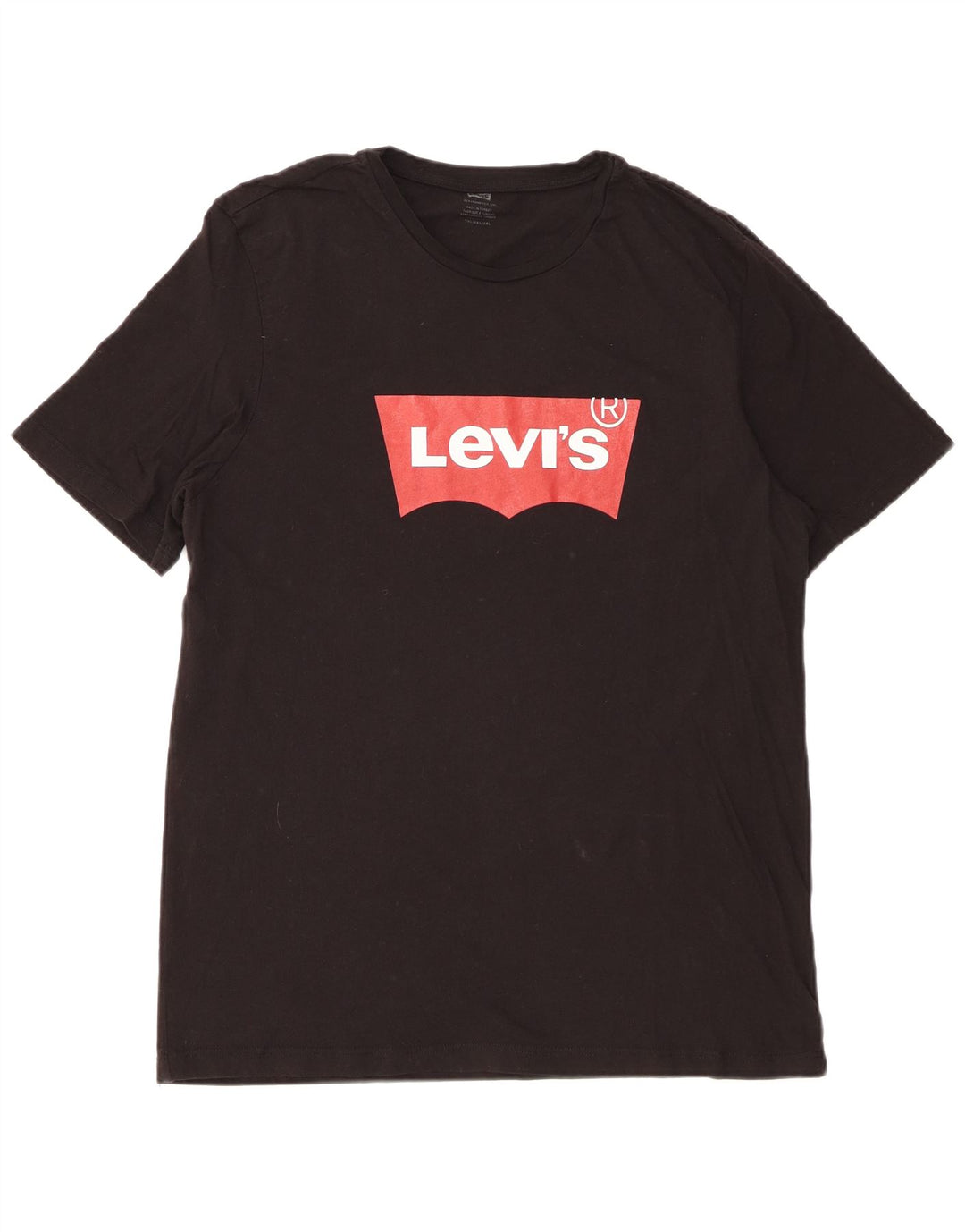 Levi's Herre grafisk T-shirt top 2XL sort bomuld