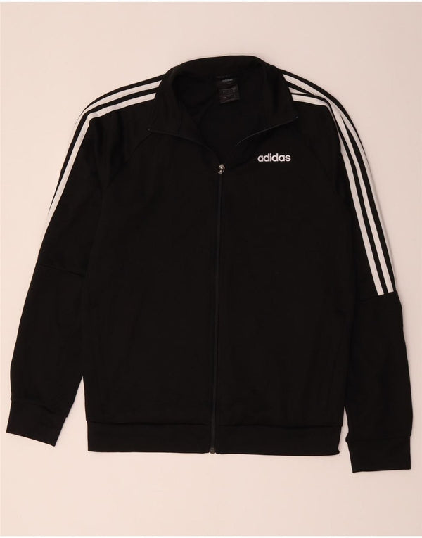 Adidas Herre Climalite Træningsdragt Topjakke UK 40/42 Medium Sort Polyester