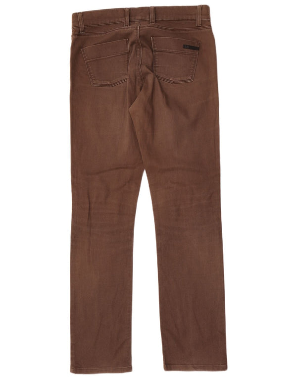 Zara Dame Slim Jeans EU 38 Small W28 L31 Brun