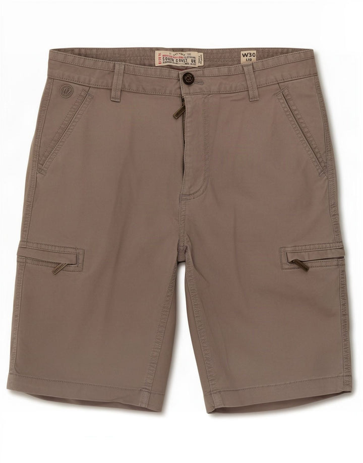 Fat Face Herre Cargo Shorts Medium W30 Grå Bomuld