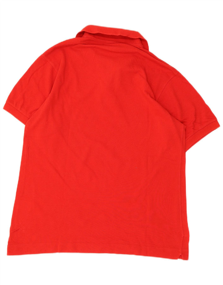 LACOSTE Poloshirt til mænd str. 4 Medium Rød Bomuld