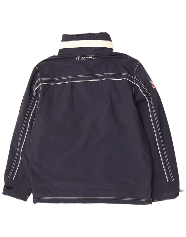 Tommy Hilfiger Herre Hættevindjakke UK 40 Large Navy Blue