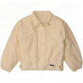 Vintage Dame Bomber Jacket UK 14 Large White