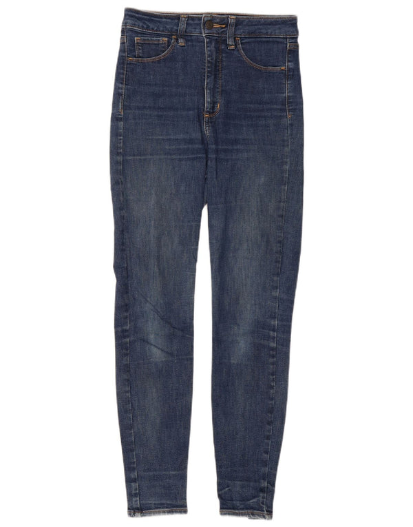 Gap Dame Højtalje Skinny Jeans W27 L28 Blå Bomuld
