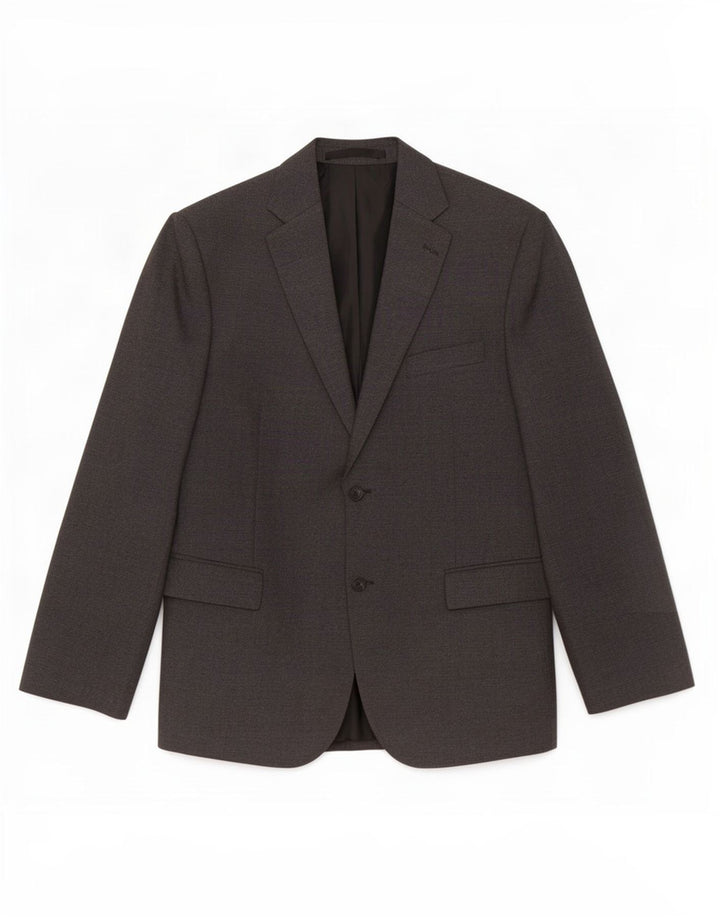 Marks & Spencer Herre 2-knaps blazerjakke UK 42 Stor grå polyester