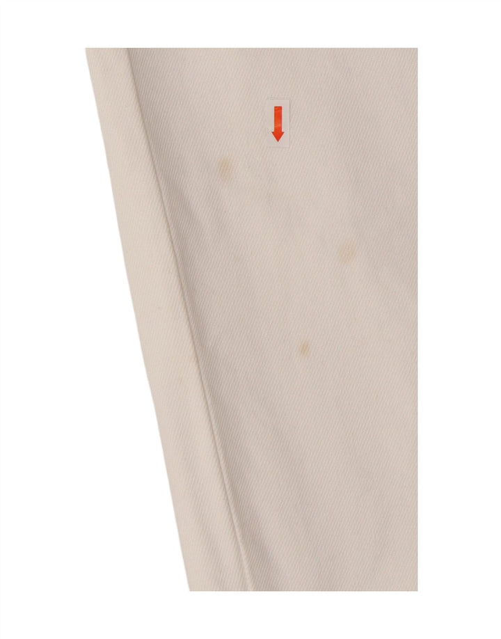 DKNY Mens Kent Straight Jeans W29 L29 White Cotton