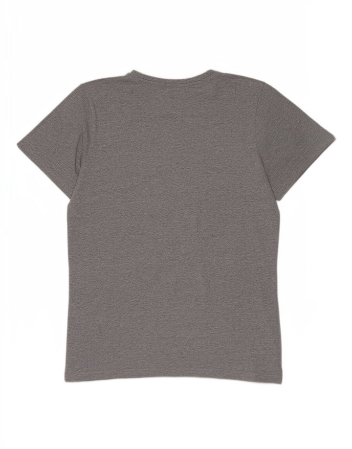 Ellesse Herre Grafisk T-Shirt Top Medium Grey Flecked Bomuld