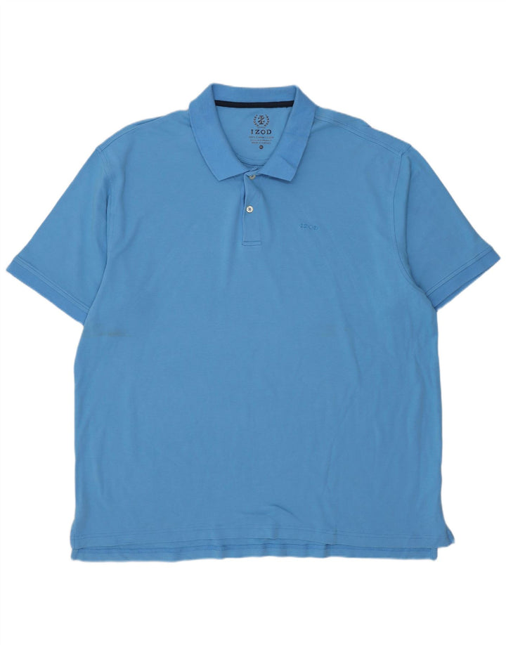 Izod herre poloshirt 2XL blå bomuld
