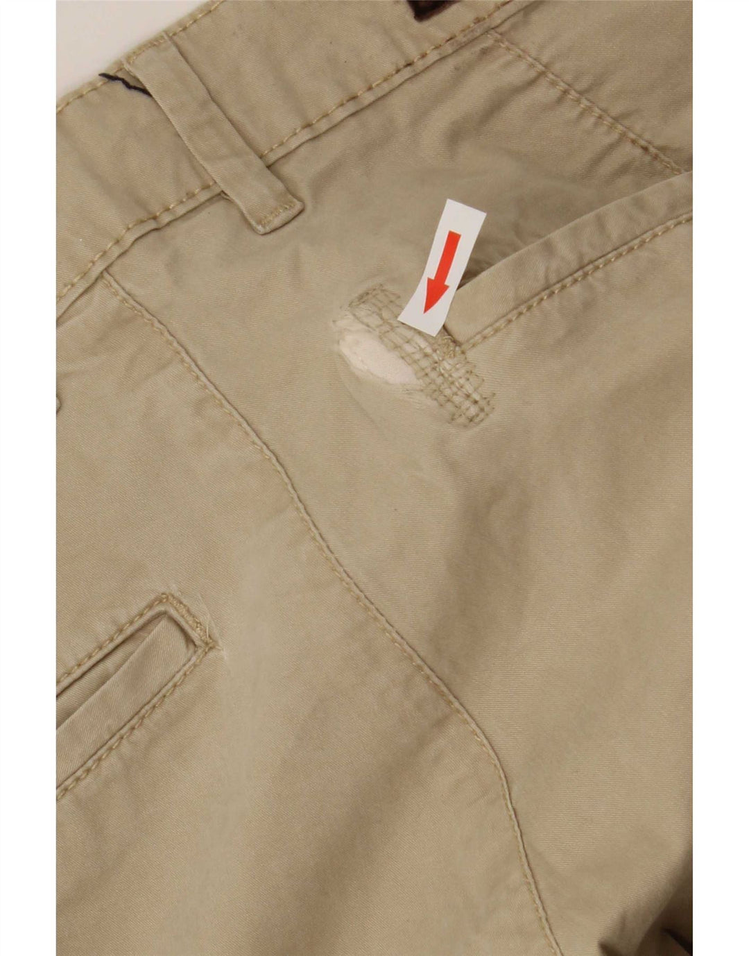 Zara Herre Slim Chino Bukser EU 40 Medium W34 L32 Beige
