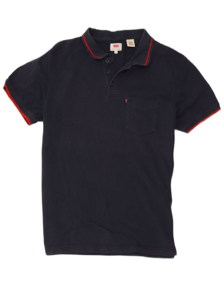 Levi's herre poloshirt Medium marineblå bomuld