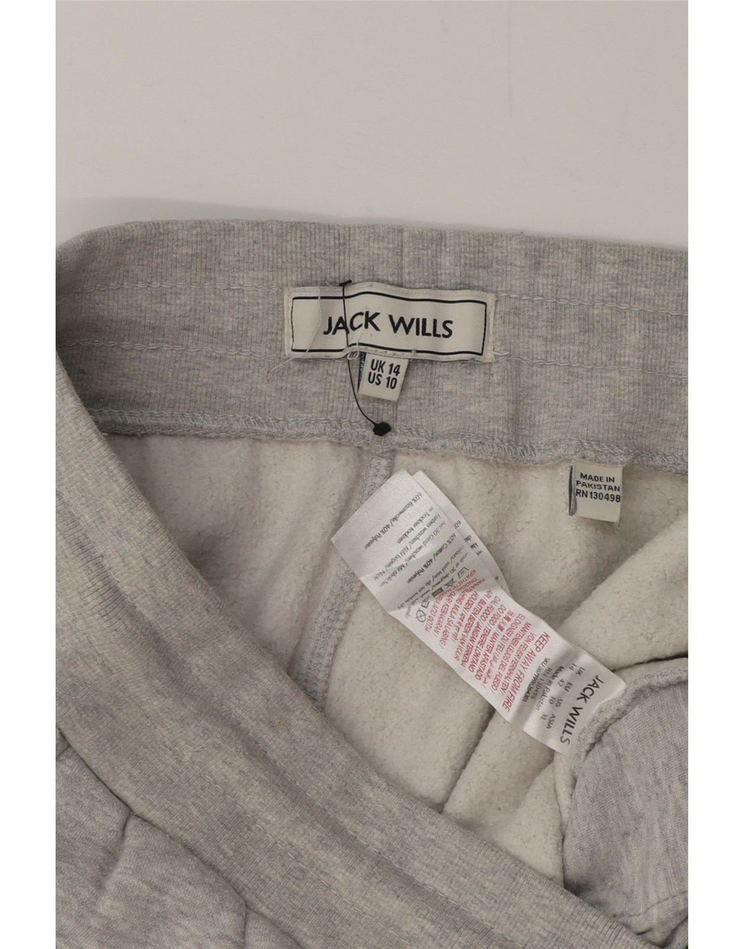 JACK WILLS Træningsdragt til kvinder Joggers UK 14 Medium Grey Bomuld