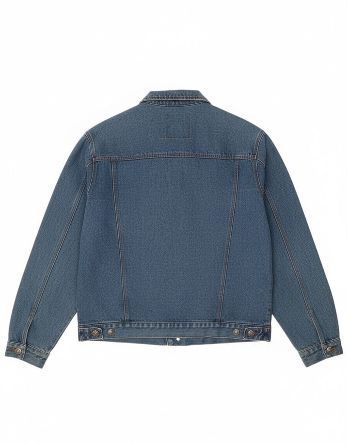 Vintage denimjakke til mænd UK 42 XL Blue Cotton Classic