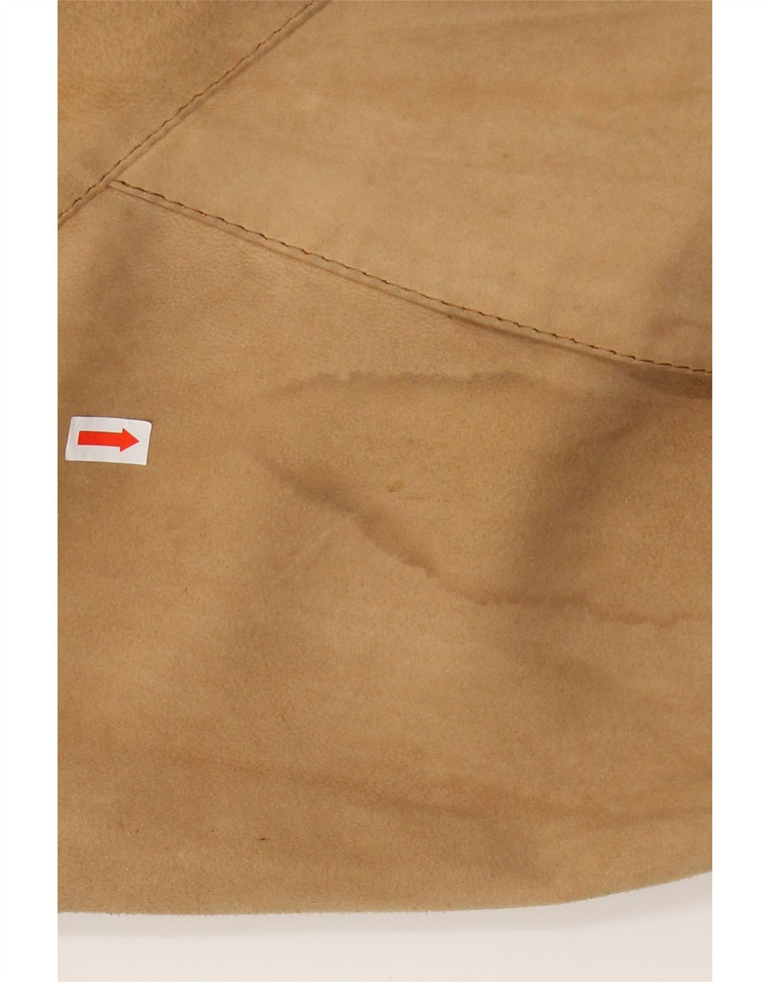 VINTAGE Bomberjakke i ruskind til mænd UK 38 Medium Beige