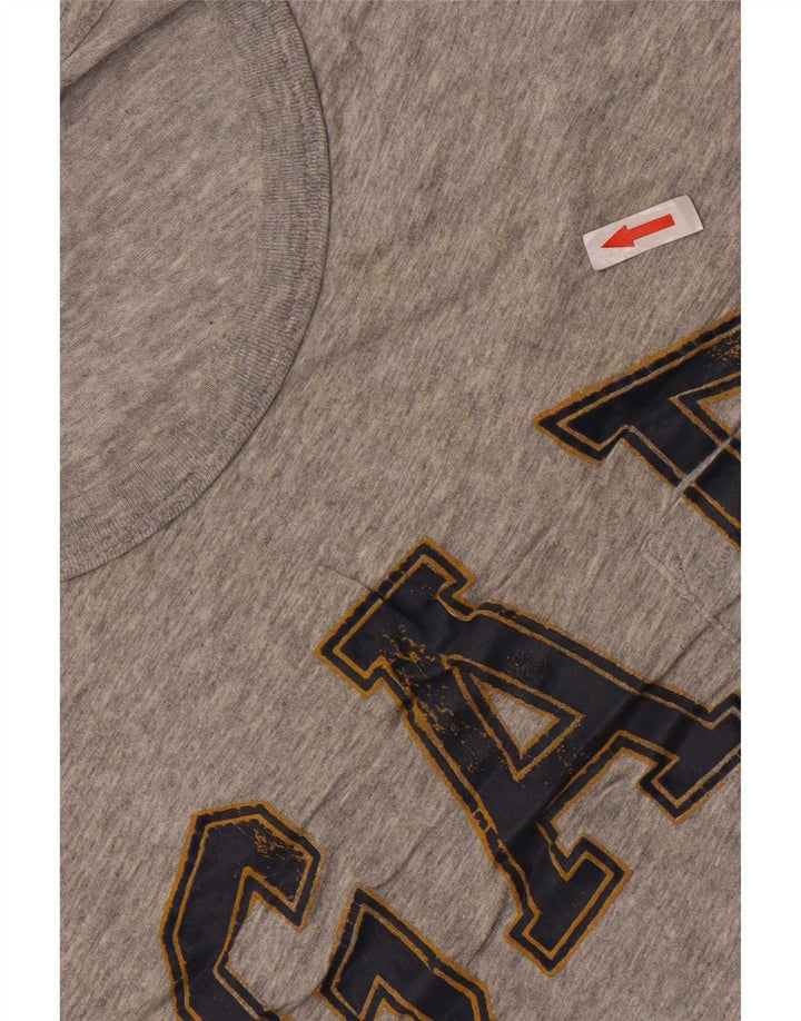 Gap Herre Grafisk T-Shirt Top Stor Grå