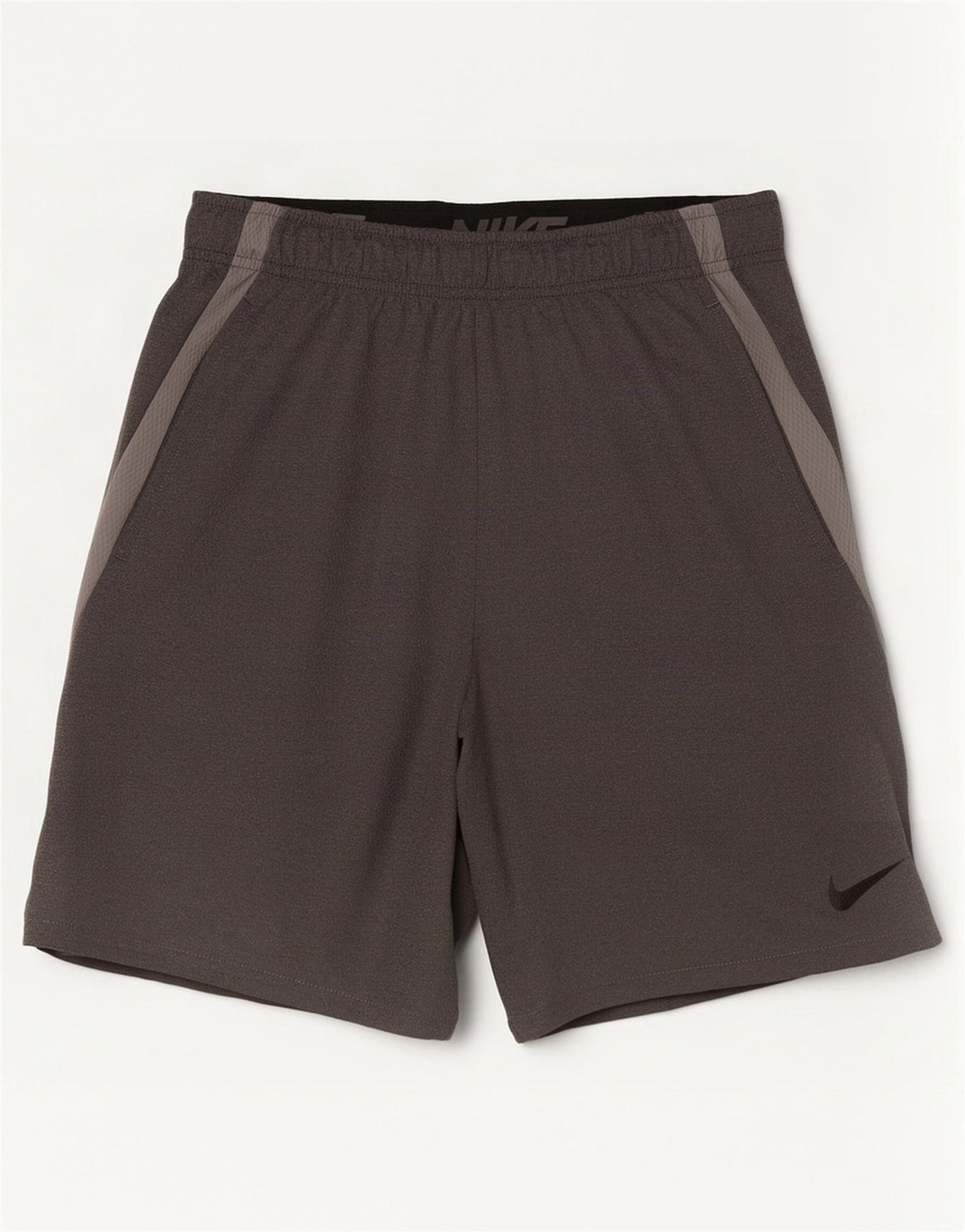 Nike Herre Dri Fit sportsshorts mellemgrå polyester