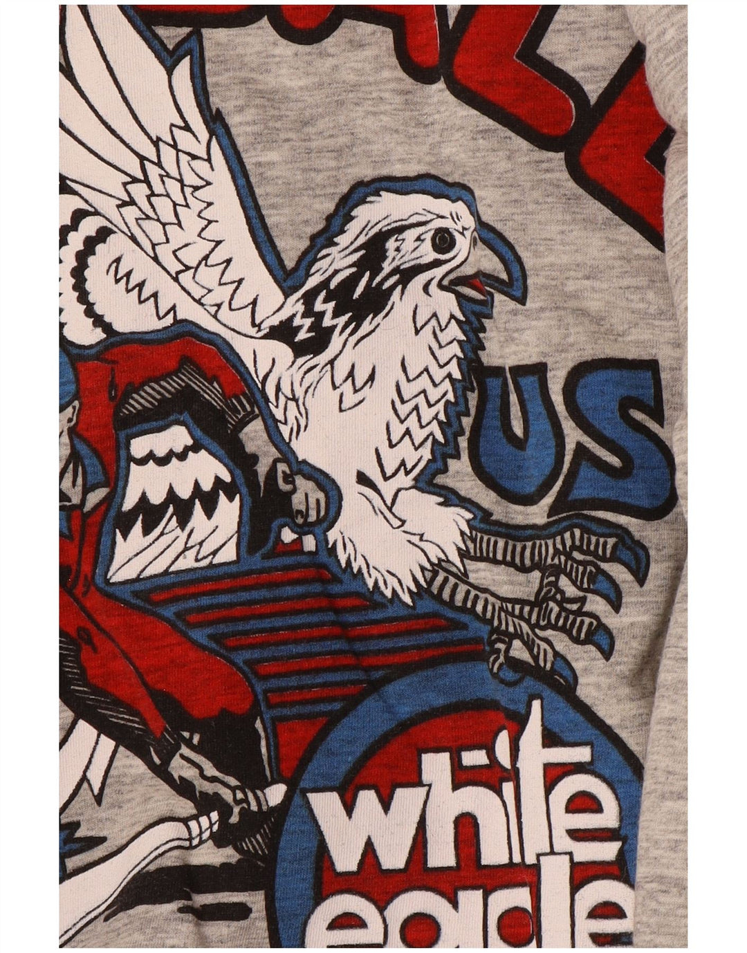 Vintage Herre Bomber grafisk polstret jakke UK 40 Large Navy Blue