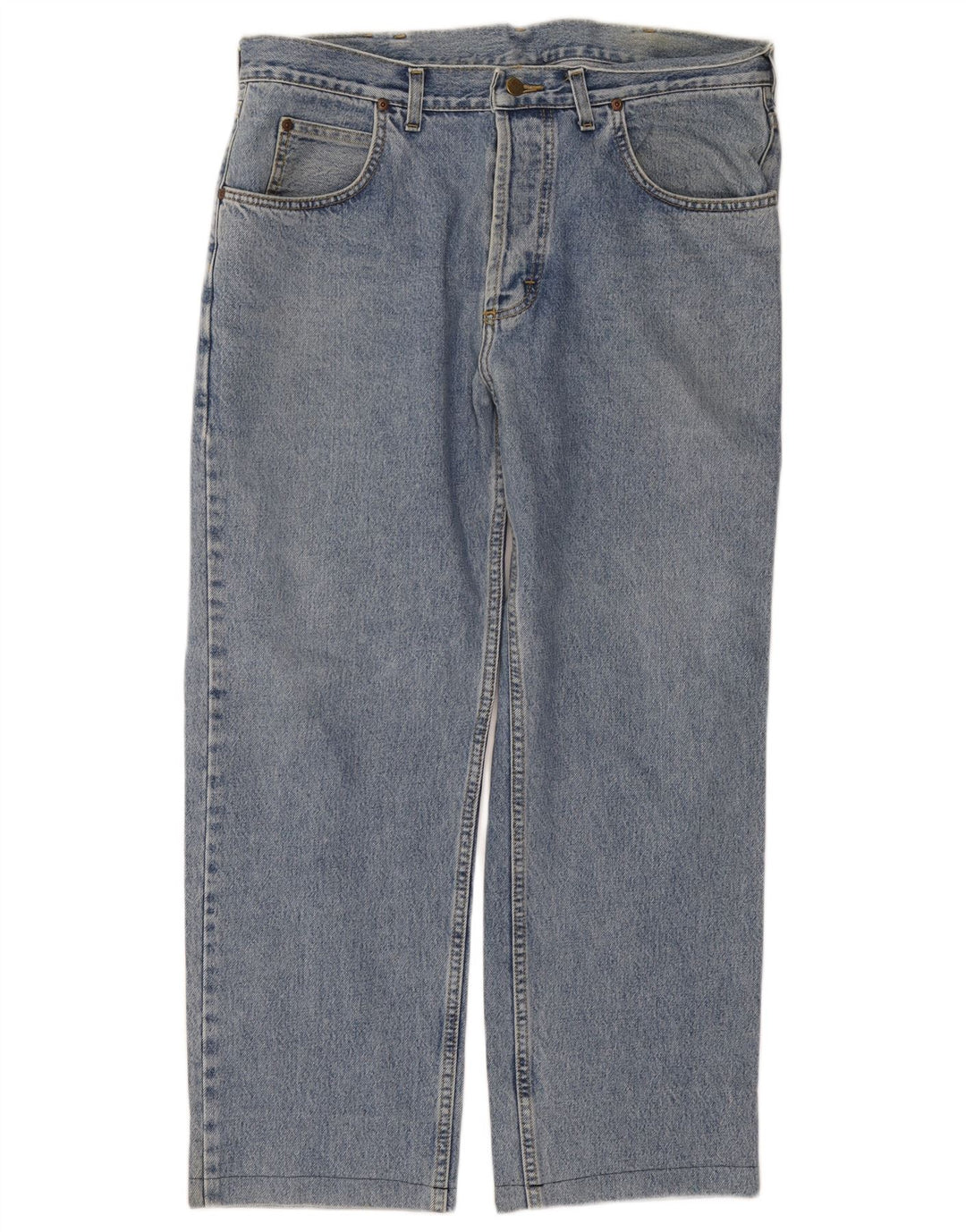 Lee Herre Chicago Straight Jeans W38 L27 Blå Bomuld