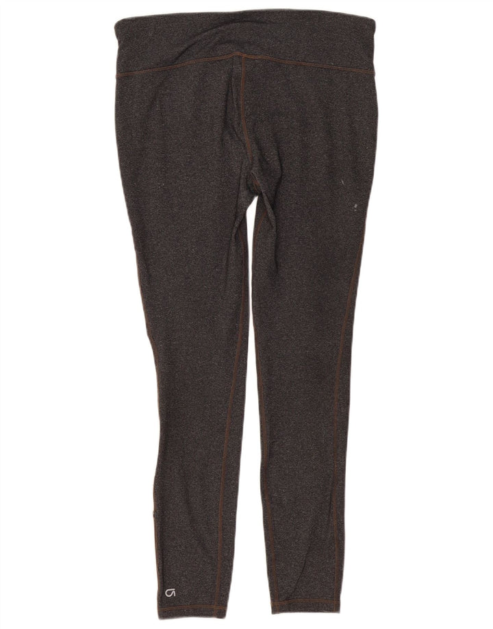 Gap Womens Leggings UK 14 Large Grey Flecked Nylon