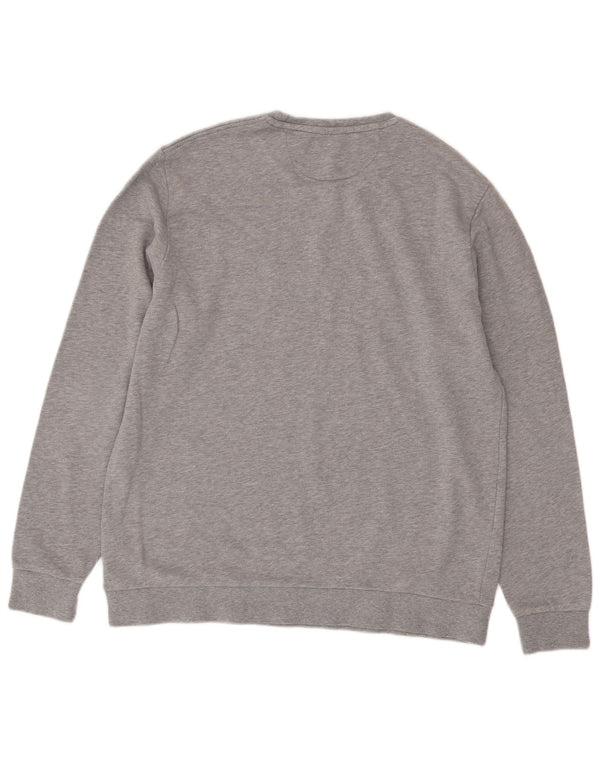 Hackett Herre Classic Fit Sweatshirt Jumper XL Grå Bomuld