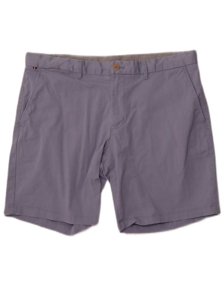 Tommy Hilfiger Herre Chino Shorts W38 XL Blå Bomuld