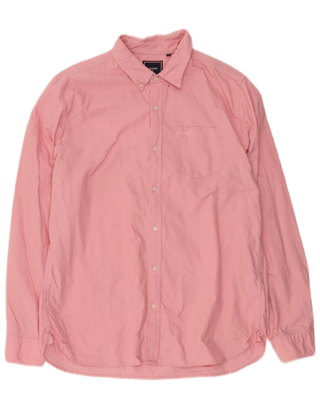 Superdry Herreskjorte XL Pink Bomuld