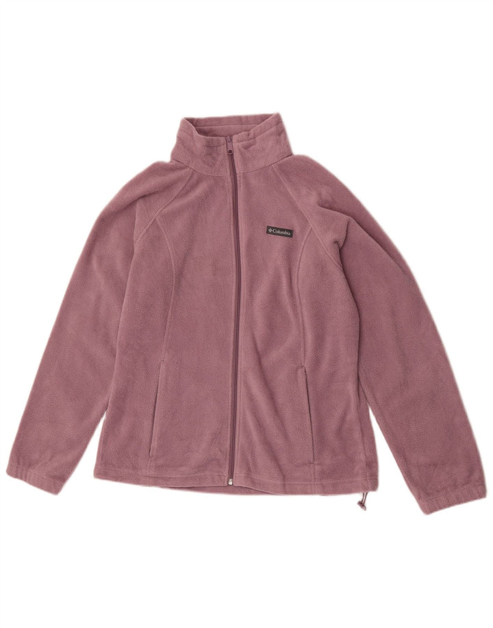 Columbia dame fleecejakke UK 16 Stor lilla polyester
