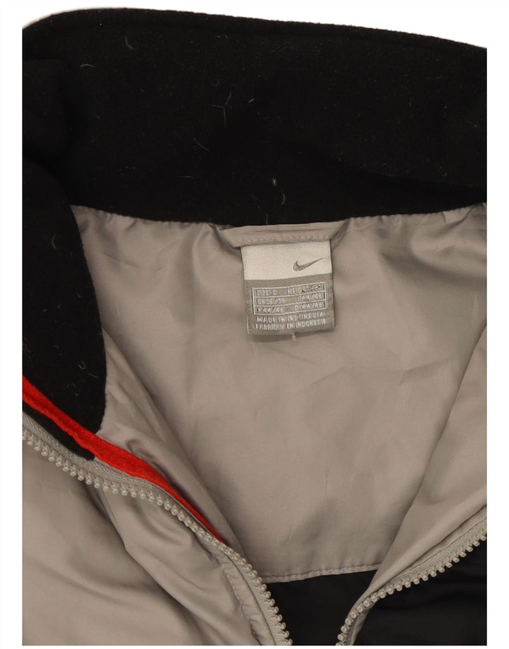 Nike Polstret frakke til mænd UK 36/38 lille grå polyester
