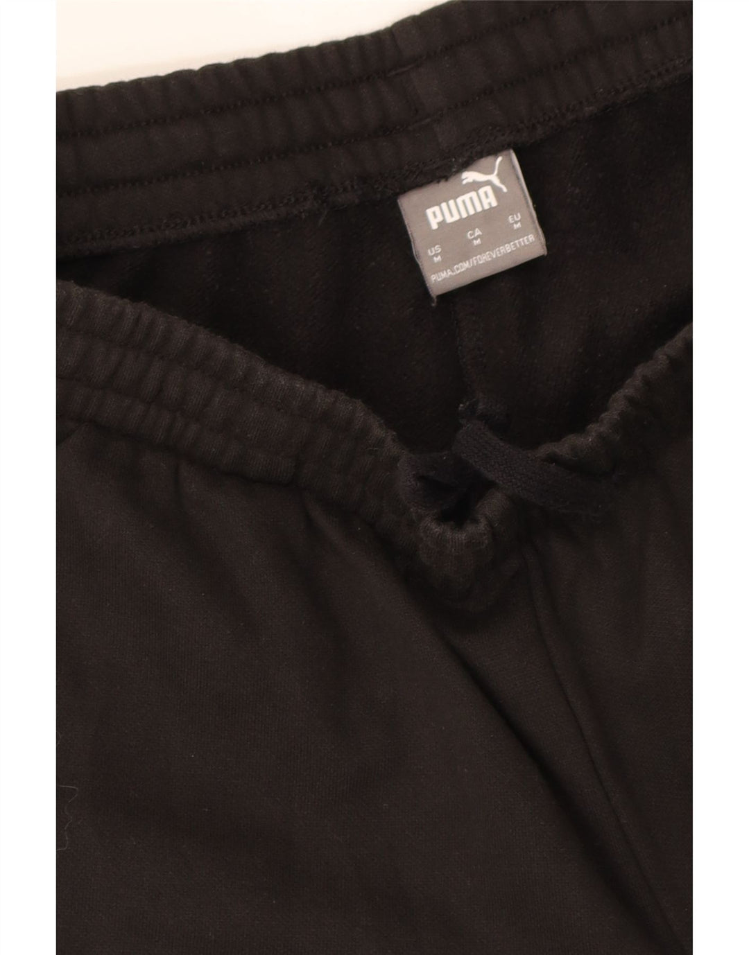 PUMA Mens Graphic Tracksuit Trousers Joggers Medium  Black Vintage Puma and Second-Hand Puma from Messina Hembry 