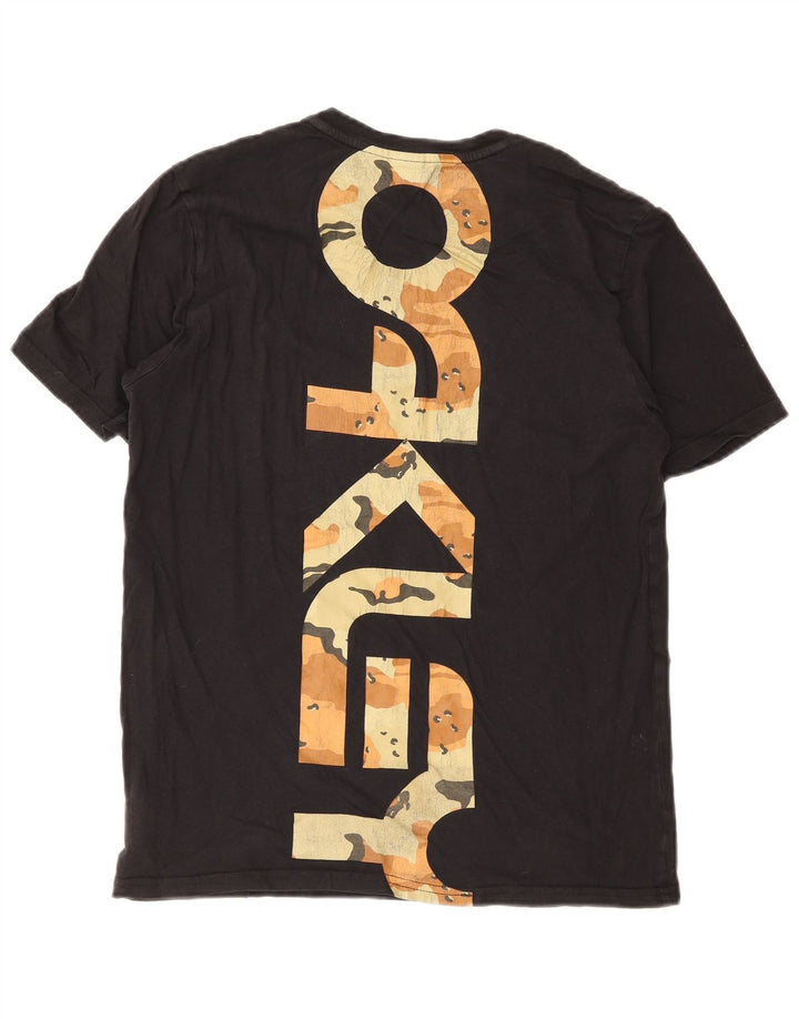 Oakley Herre grafisk T-shirt top lille sort bomuld