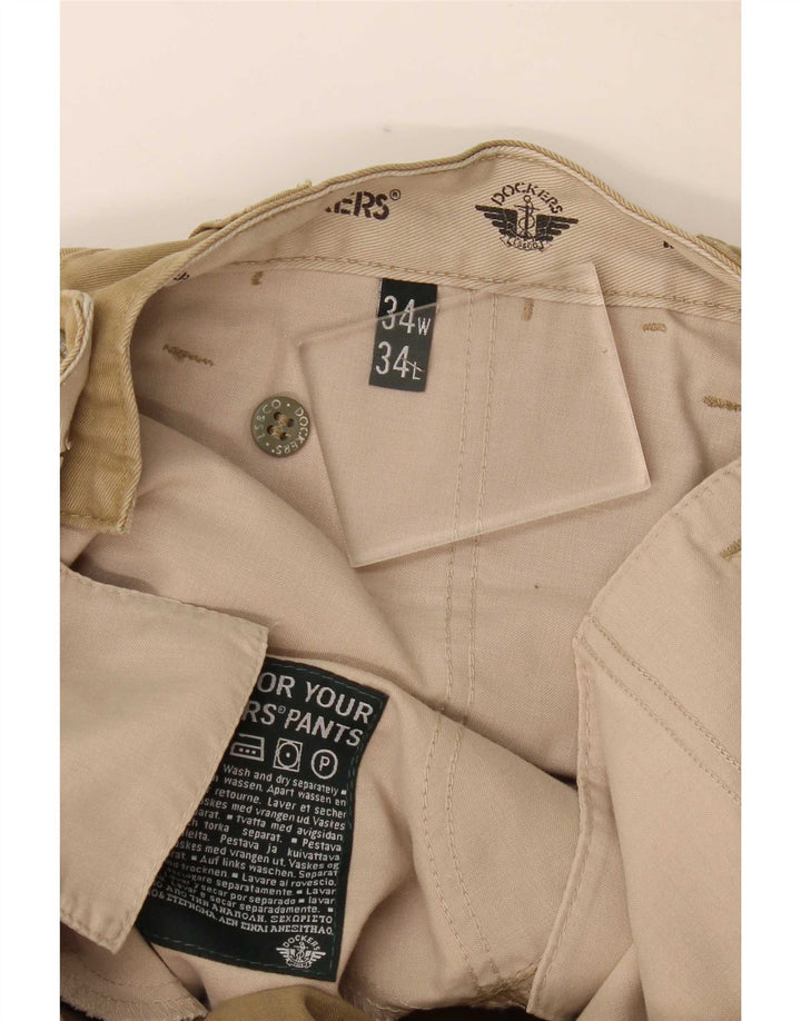 Dockers Herre Relaxed Fit Chino-bukser W34 L28 Beige