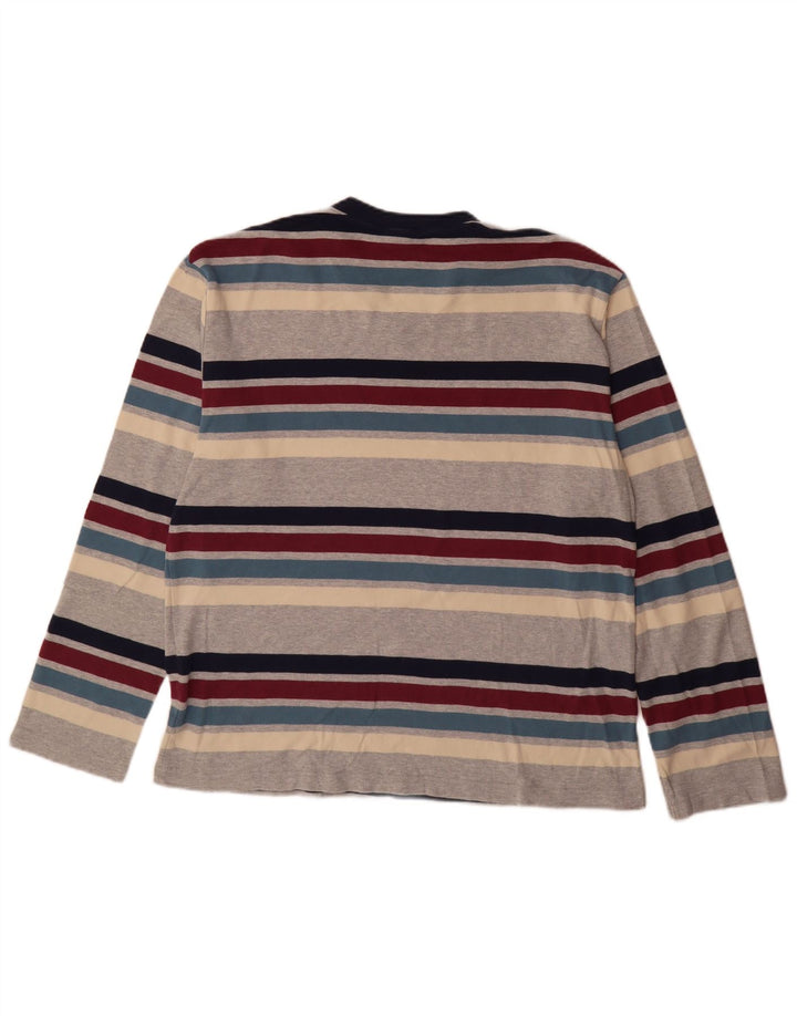 Fila Herre Top Langærmet XL Flerfarvet Stribet Bomuld