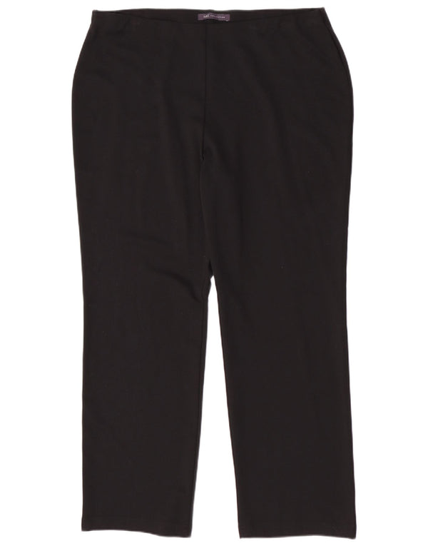Marks & Spencer Dame Casual Bukser UK 16 Large W34 L28 Sort Viscose