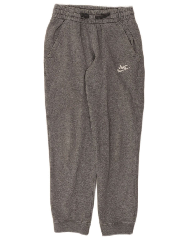 Nike Boys Tracksuit Trousers Joggers 10-11 Years Medium Grey Cotton Sports