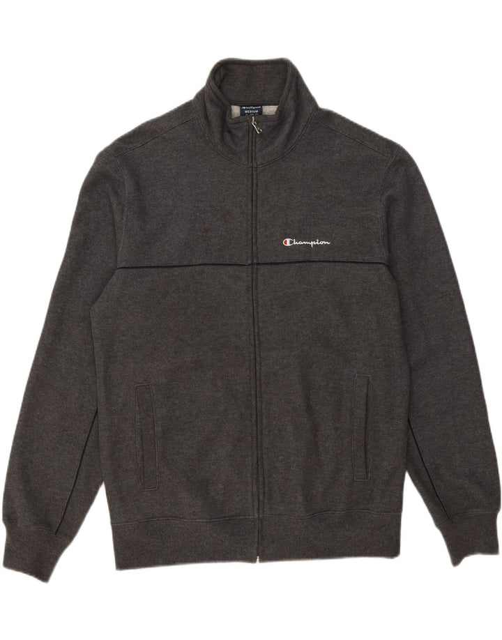 CHAMPION Mens Tracksuit Top Jacket Medium Grey Vintage Champion and Second-Hand Champion from Messina Hembry 