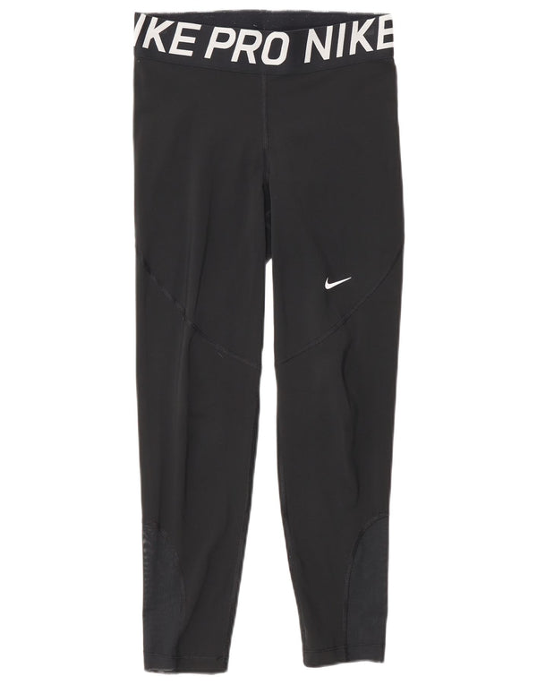 Nike grafiske leggings til kvinder Small Black Polyester Sports