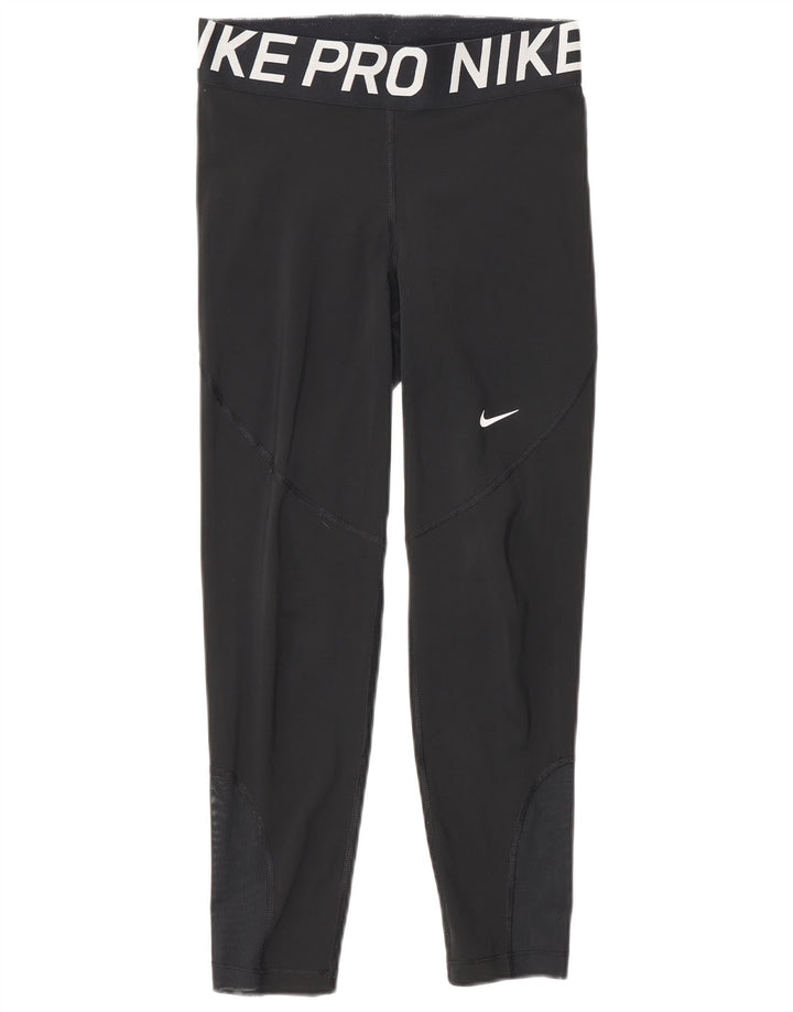 Nike grafiske leggings til kvinder Small Black Polyester Sports