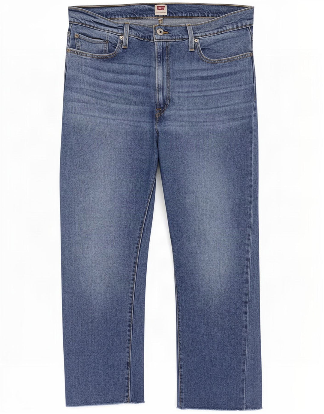 Levi's lige jeans til kvinder W34 L27 blå bomuld