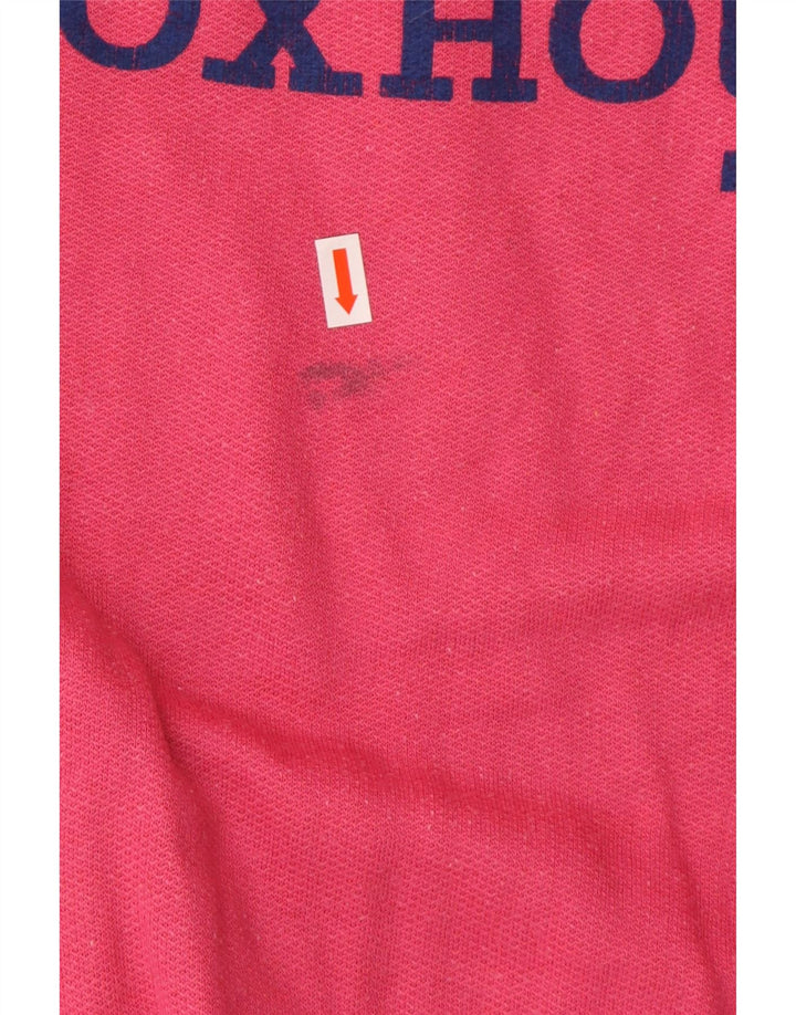 FOXHOUND Dame grafisk sweatshirt Jumper UK 16 Large Pink
