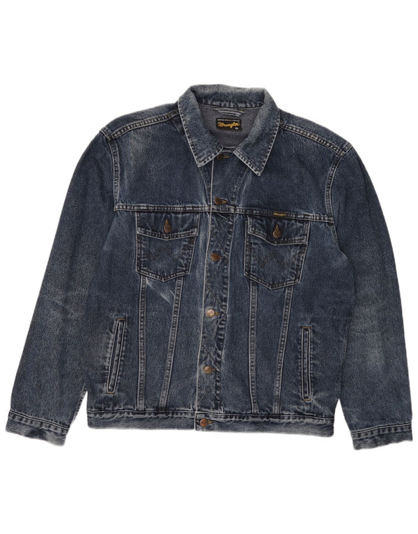 Wrangler Herre denimjakke UK 42 XL Blå Bomuld