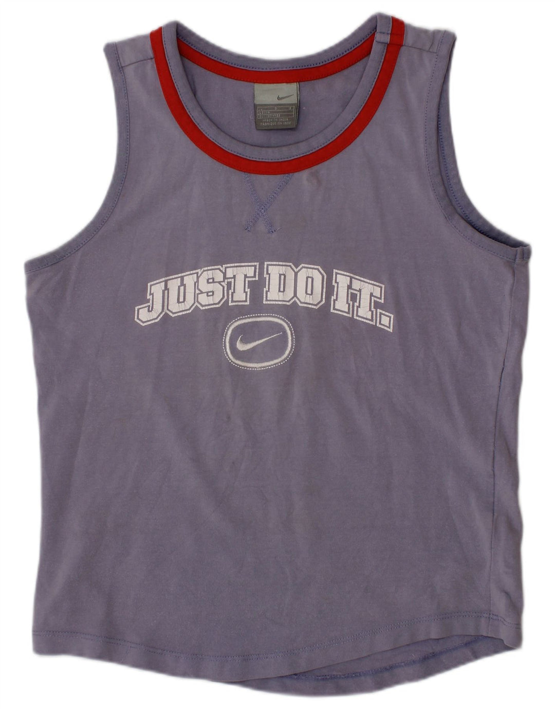 NIKE drenge grafisk vest top 12-13 år stor marineblå