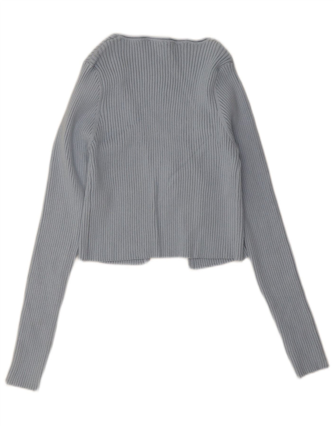 Zara Womens Bolero Jumper UK 12 Medium Blue Polyester