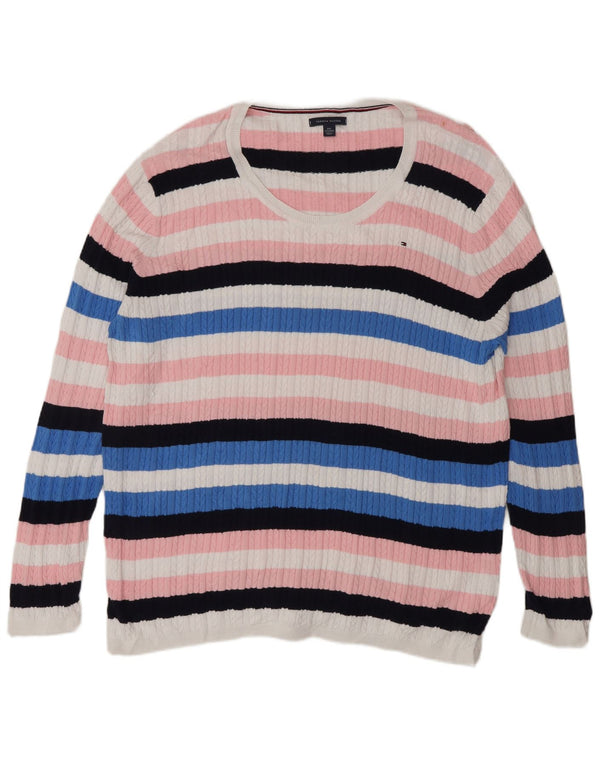 Tommy Hilfiger Herre Boat Neck Jumper Sweater 2XL Multicolored Classic
