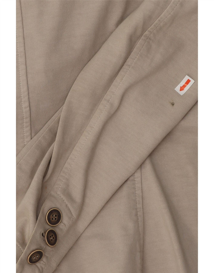TRUSSARDI JEANS Dame 2-knaps blazerjakke UK 12 Medium Beige
