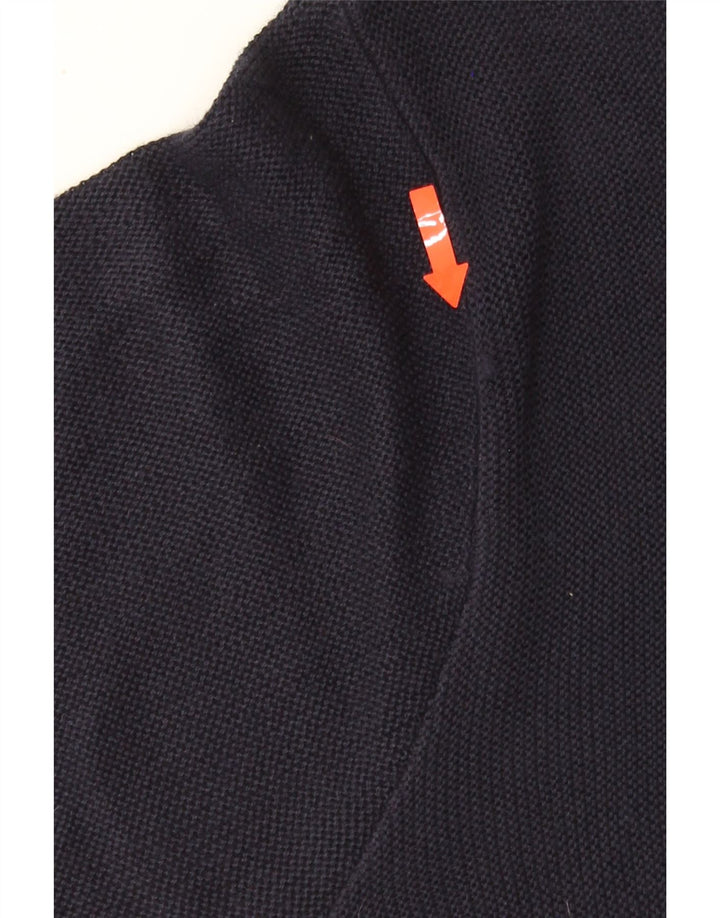 DOCKERS Mens Golf V-Neck Jumper Sweater Large Navy Blue Acrylic Vintage Dockers and Second-Hand Dockers from Messina Hembry 